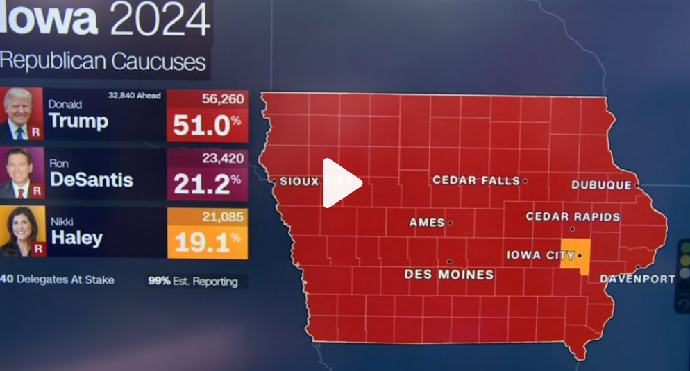 Berita Kemenangan telak Trump di Iowa adalah unjuk kekuatan yang menakjubkan setelah meninggalkan Washington dalam aib