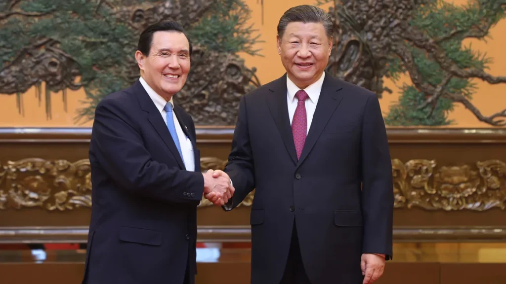 Presiden Tiongkok Xi menjadi tuan rumah bagi mantan presiden Taiwan