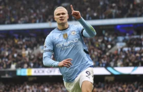 Rangkuman sepak bola Eropa: Erling Haaland mencetak gol ke-100 Manchester City