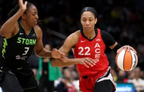 Rangkuman WNBA: A'ja Wilson mencetak rekor rebound satu musim